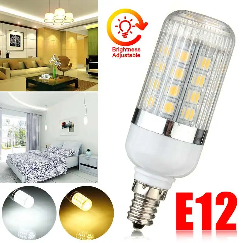 Mini Dimmable 5050smd Leds Corn Bulbs 7w E12 Led Lights Replace 80w