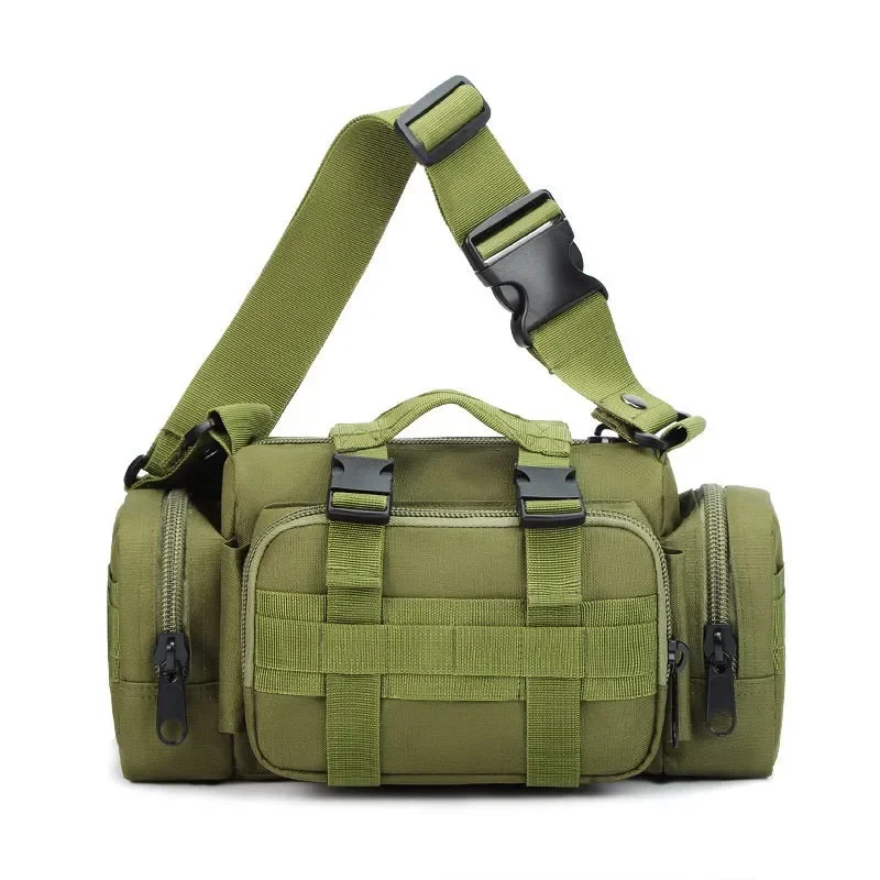 

Поясная тактическая сумка для мужчин, военная Водонепроницаемая Наплечная Сумка-слинг через плечо для пеших прогулок, скалолазания, рыбалки, кемпинга