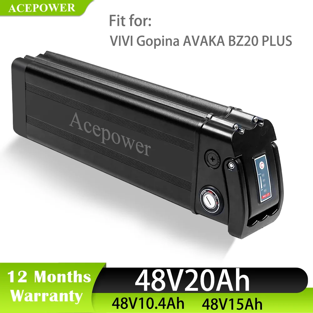 For AVAKA BZ20 PLUS OneSport BK6 Fucare fw11 EBike Battery 48V 10.4Ah 15Ah 20Ah Folding Bike Battery for OneSport BK6 AVAKA BZ20