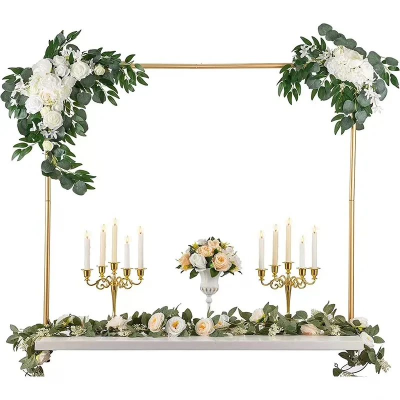 Adjustable Table Pole Stand Length 42-102 Inch Metal Flower Balloon Table Arch Sturdy Balloon Backdrop Stand wedding arch stand party arch set wedding arch set balloon arch kit