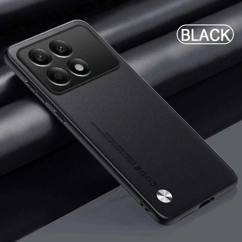 Luxury PU Leather Shockproof Silicone Case - Premium Protection
