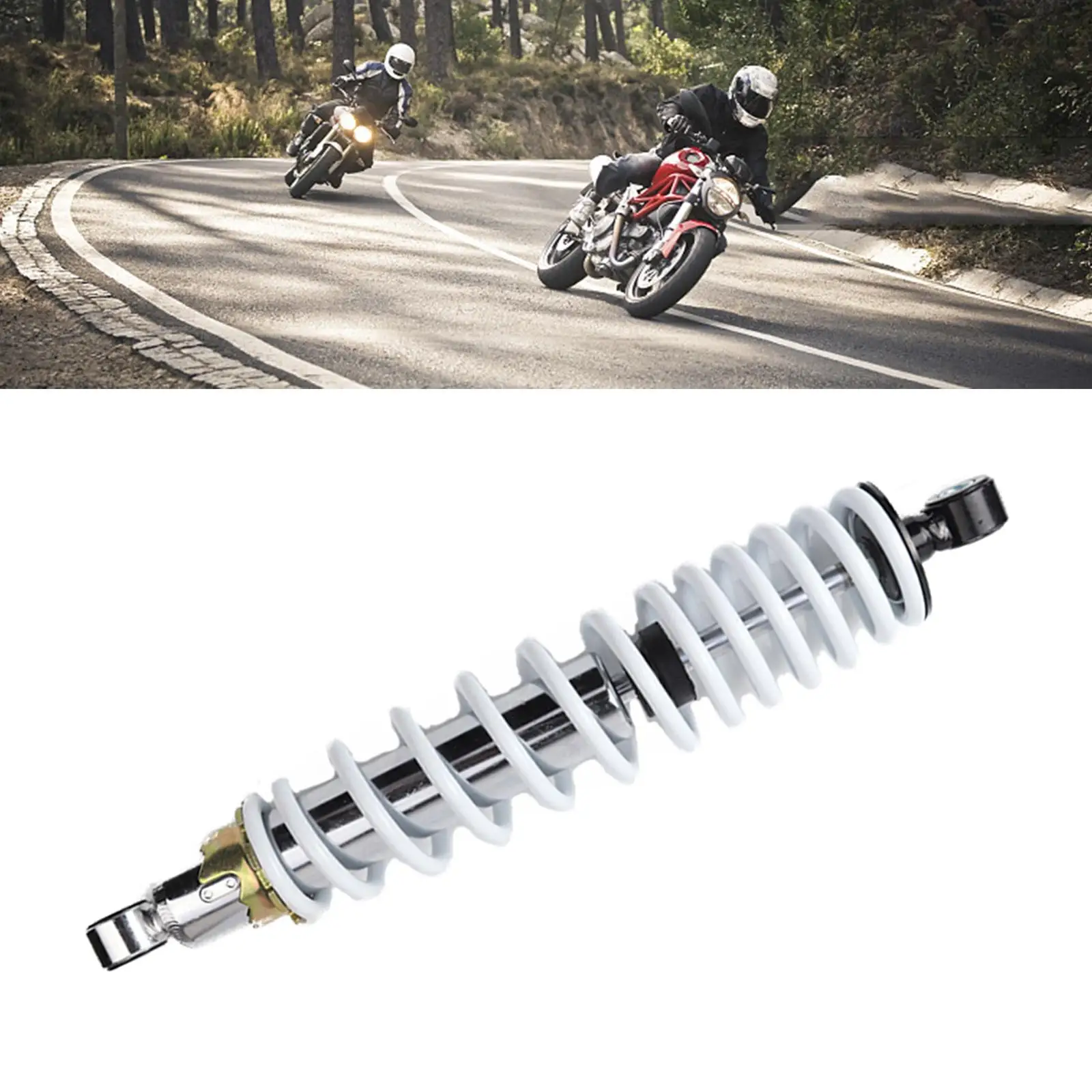 

Универсальный Задний амортизатор воздуха для мотоцикла 370 мм, высокопроизводительные аксессуары для мотоциклов, мопедов, скутеров, спортивных велосипедов UTV