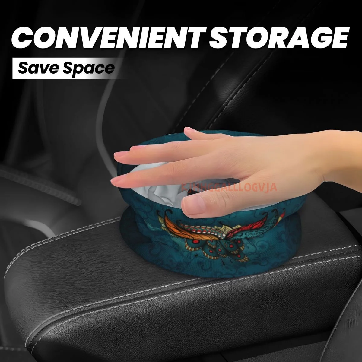 Owl Car Trash Can, Dust Bin, Trash Bin For Kitchen Camping, Interior Car Accessories For Women,Car Garbage