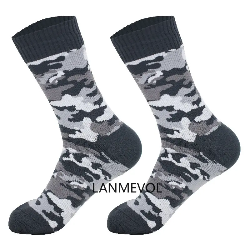 Camouflage Waterproof Socks waterproof socks water sport socks Hiking Outdoor Sports Climbing Hiking Camping Sock for Men Women