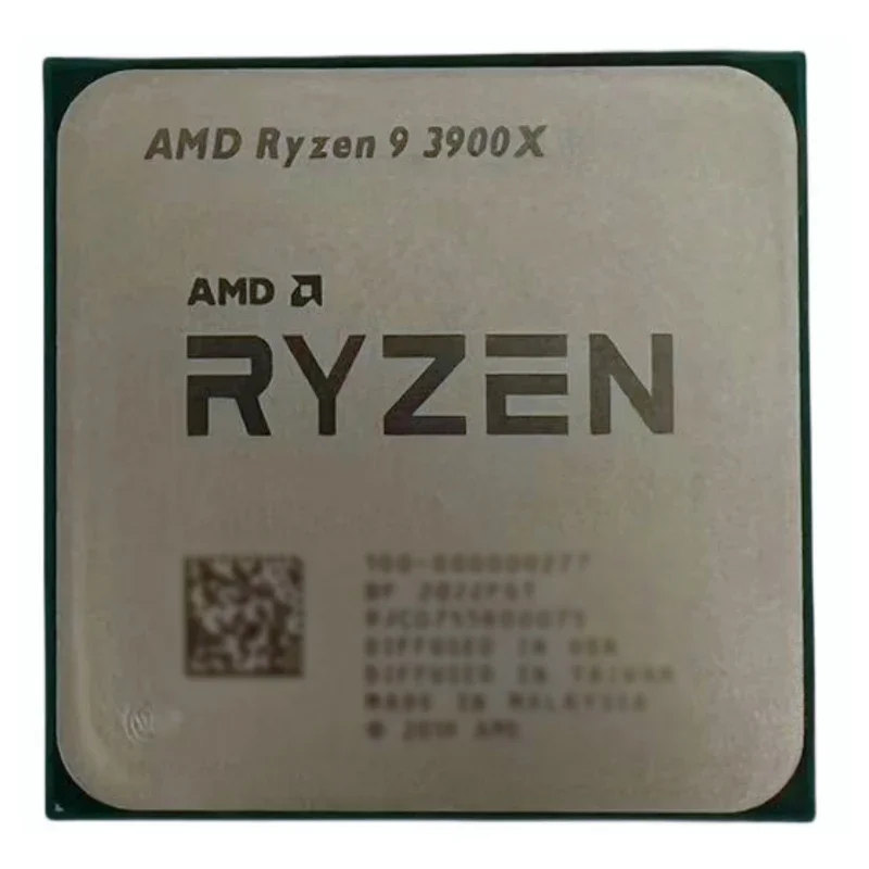 AMD Ryzen 9 R9 3900X 12코어 24스레드 CPU ? 3.8GHz, AM4 소켓, 64MB L3 캐시 고성능 게이밍 프로세서 (소매용 박스 없음)