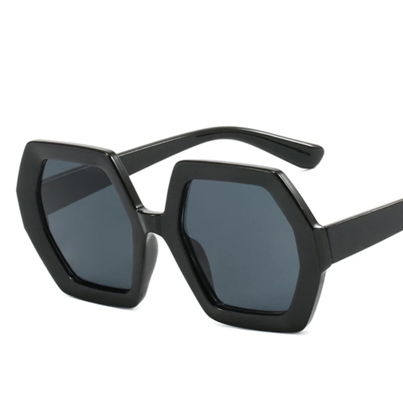 Square Irregular Sunglasses Women Oversized Polygon Luxury  display picture 2