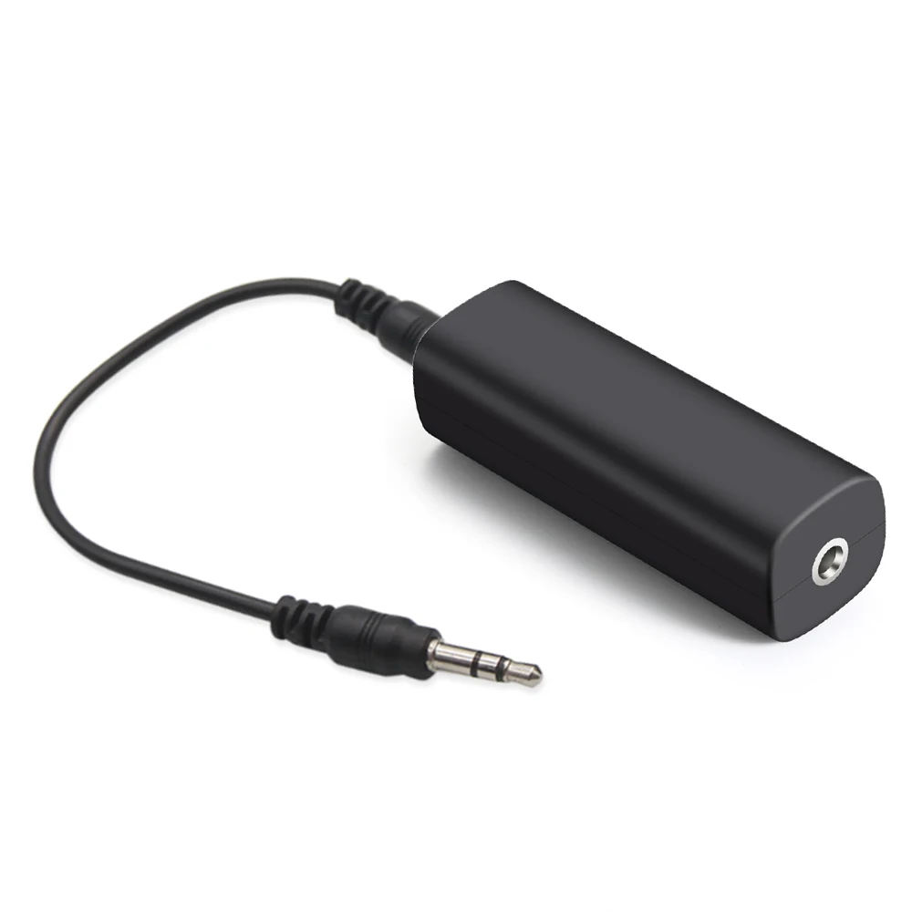 

3.5mm Aux Jack Cable Noise Reduce Filter Ground Loop Noise Isolator Eliminate for Car Speaker Audio System Amplifier Home Stereo