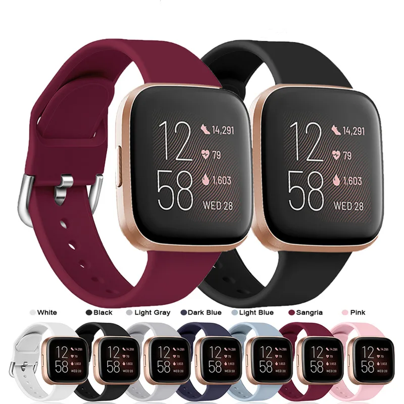 Watch band For Original Fitbit Versa 2 strap Soft Silicone Waterproof