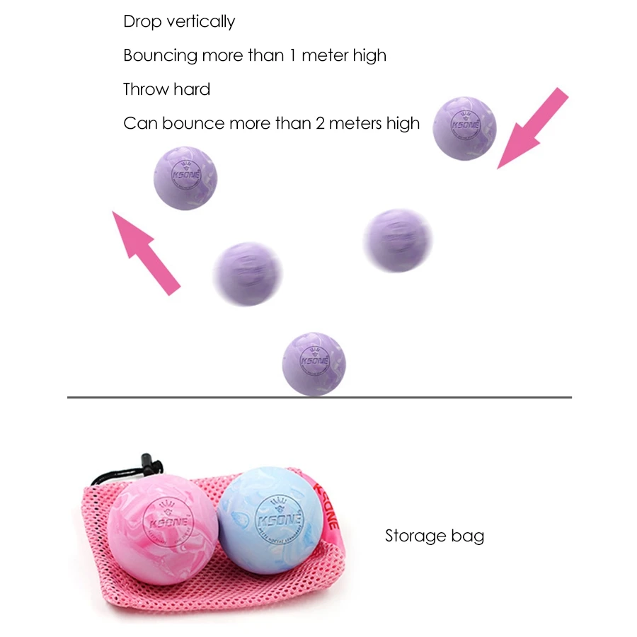 KSONE Lacrosse Massage Ball Portable Fitness Massage Ball Muscle Roller Relaxation Soft Ball 4, massage ball,fascia ball,muscle relaxer massager