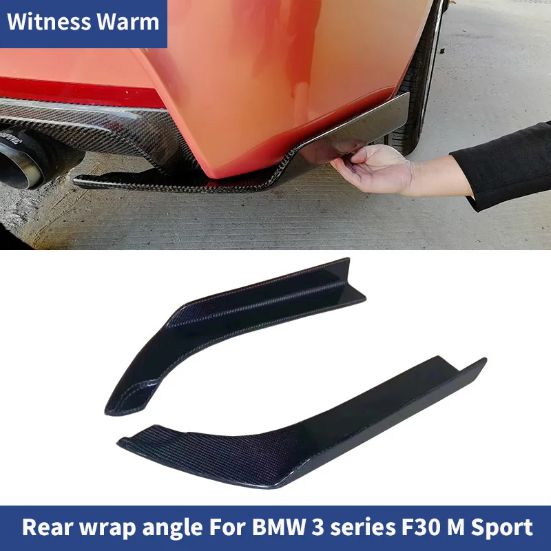 F30 Carbon Fiber Rear Bumper Lip Side Splitter Apron for Bmw 320 328 335 340 M-tech M-sport 2012 - 2018 | Автомобили и мотоциклы