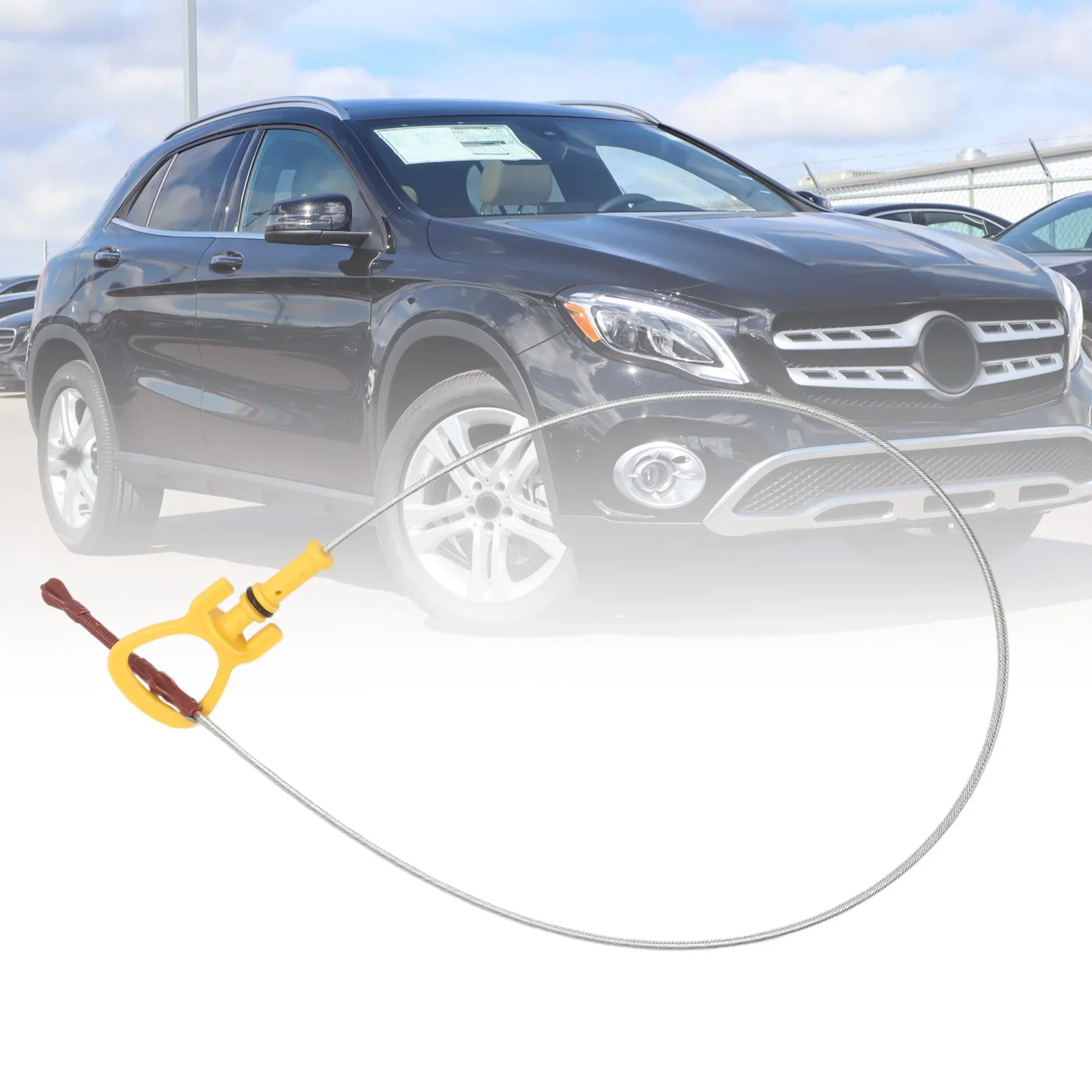 Engine Oil Dipstick Compatible with Mercedes-Benz GLA45 GLA250 CLA250 2014 2015 2700104101