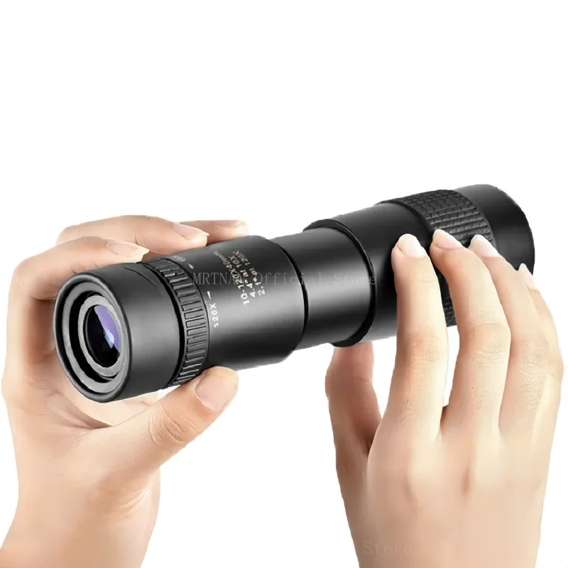 Military Metal 10-300X Zoom HD Powerful Binoculars Long Range Portable High Quality Professional Telescope Monocular for Hunting 2