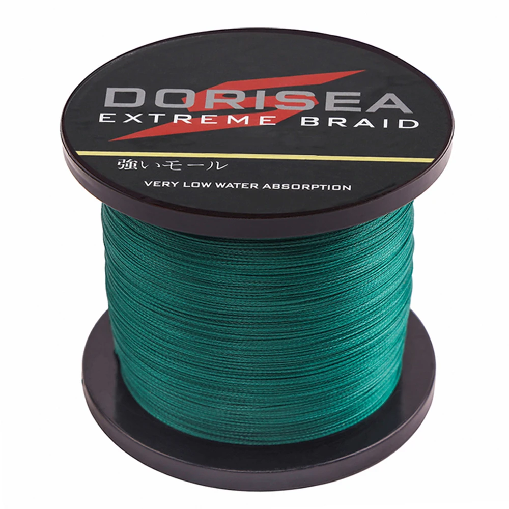 DORISEA 4 Strands 2000m 6-100LB Multifilament PE Braided Fishing Line Fishing Wire