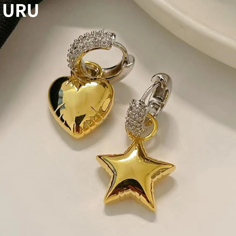 

Fashion Jewelry 2023 Trend New Elegant Temperament Star Earrings For Women Wedding Gifts Delicate Design Ear Accessories