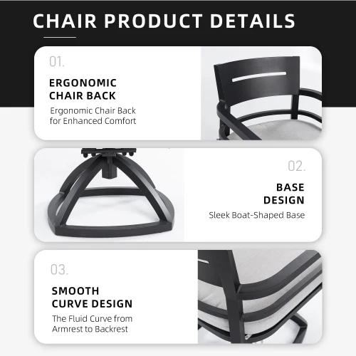 Patio Swivel Rocker Chairs 5