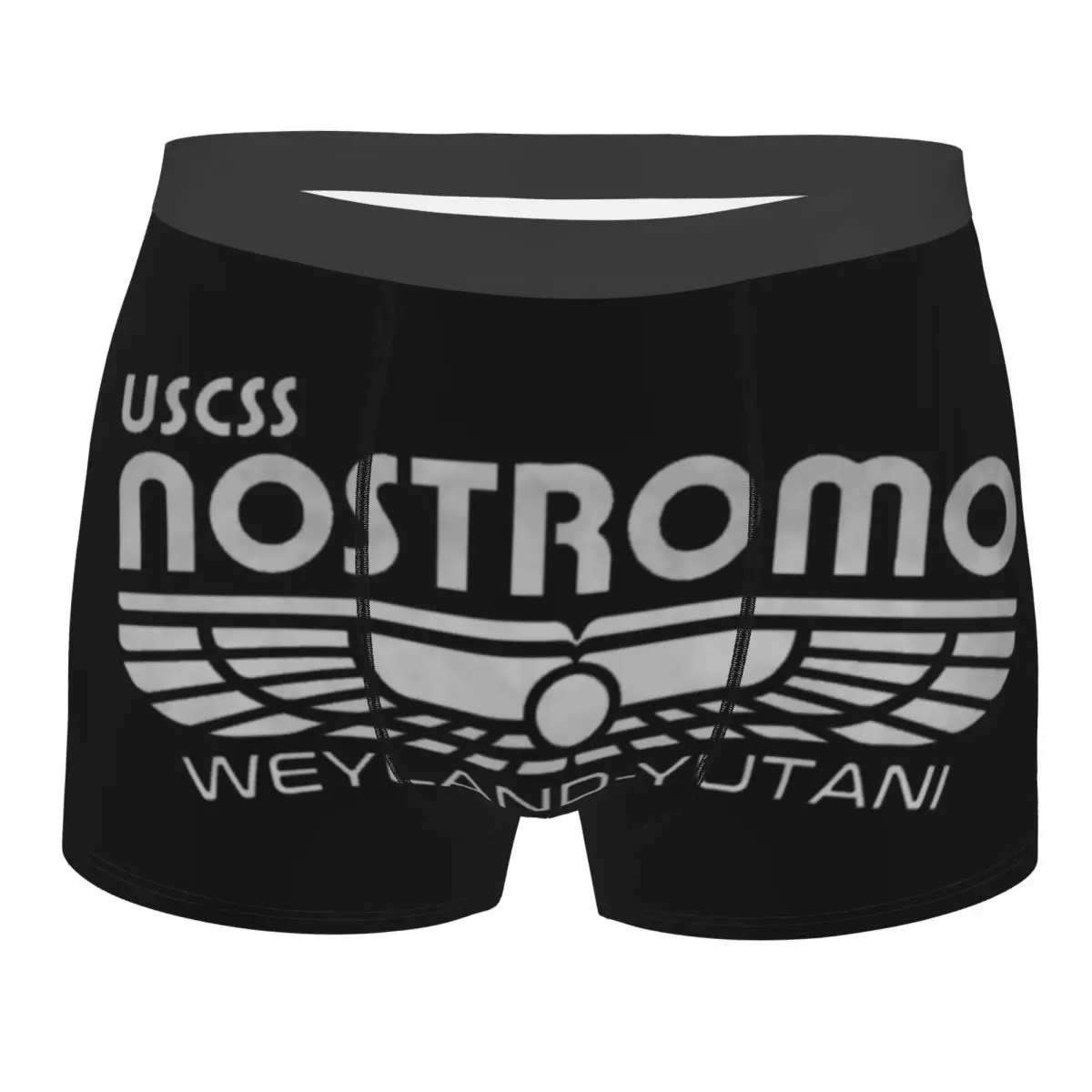 

USCSS Alien Nostromo Boxer Shorts For Homme 3D Print Weyland Yutani Corp Underwear Panties Briefs Breathable Underpants