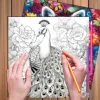 Adult Picture Book: Animal and Flower Coloring Book - 20 Pages of Cute Animals in Flower Fields 4