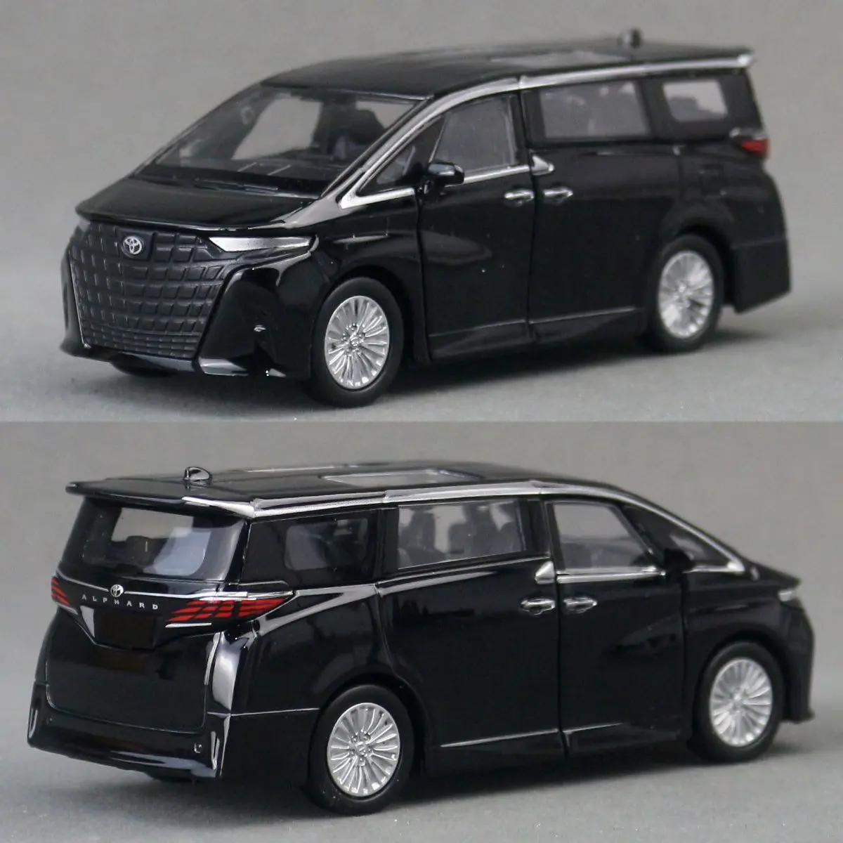1/36 Toyota Alphard MPV Toy Car For Children Welly Diecast Vehicle Miniature Pull Back Free Wheels Collection Gift For Boys - 2