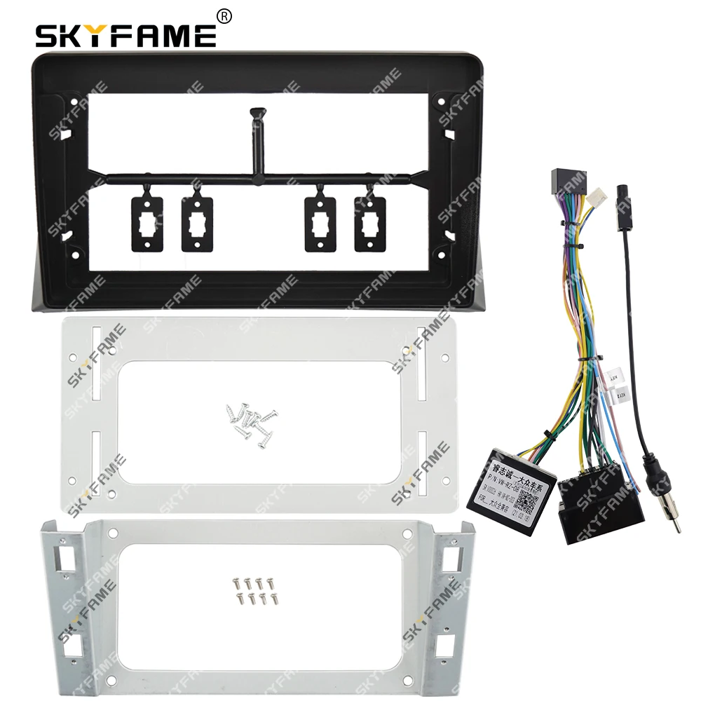 SKYFAME Car Frame Fascia Adapter Canbus Box Decoder Android Radio Dash