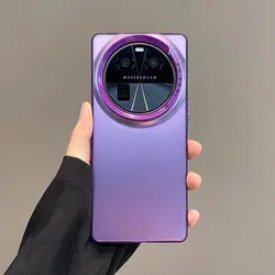 Luxury Simple Colorful Skin-Friendly Shockproof Case for OPPO Find X8 Ultra (PURPLE)