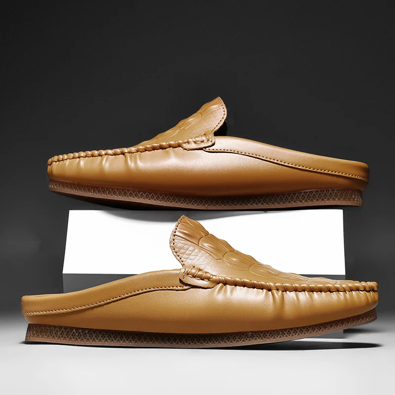 Summer New Business Leisure Outdoor Sports Soft Sole Comfortable Fashion Loafer Muller Men's Shoes