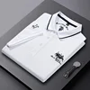 Summer Mens Embroidered Polo Shirts Short Sleeve Shirt Luxury Top Casual Lapel T-shirt Men Breathable Lightweight T Shirt Homme 2