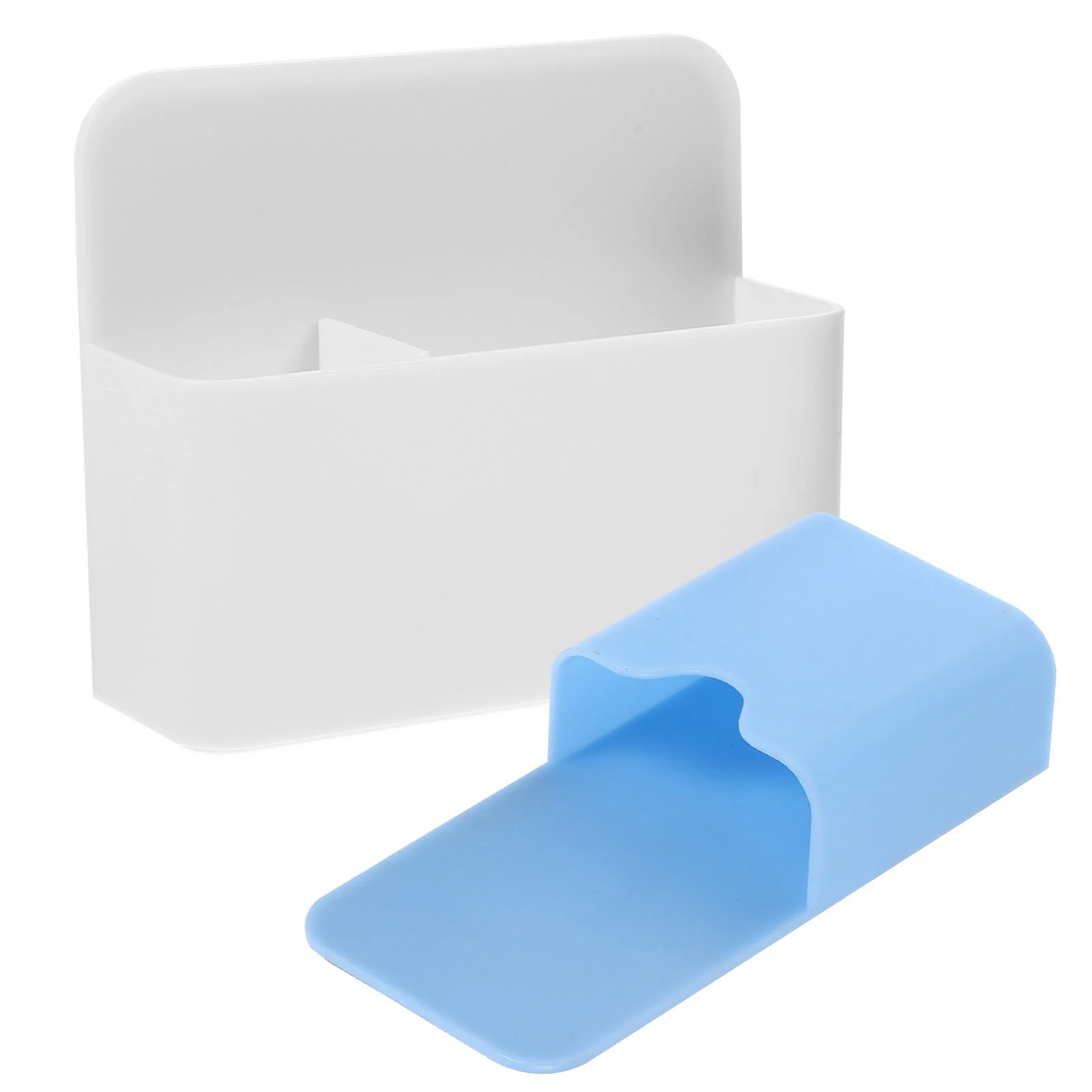 

2Pcs Magnetic Pen Holders Magnetic Cup Holders White Board Eraser Holders Chalk Storage Boxes