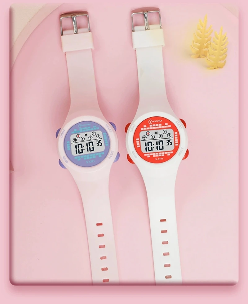 Kids Sport Watches Alarm Stopwatch Children Digital Watch For Boys Girls 30M Waterproof Military Student Electronic Wristwatch 5