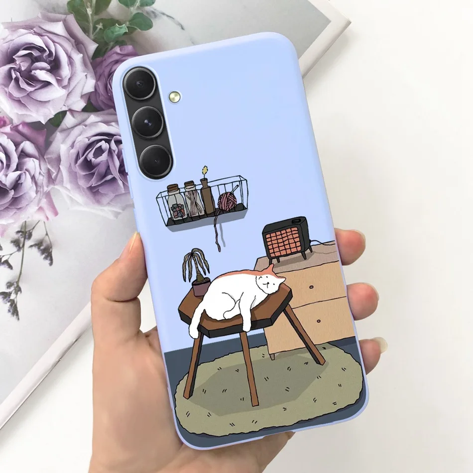 Fashion Moon Pattern Soft Silicon Back Cover
