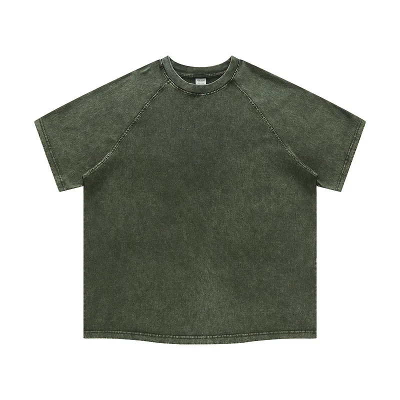

Summer Cotton Vintage Raglan Sleeve Large Size Man T-Shirt