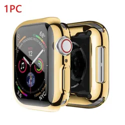 Premium TPU Screen Protector Case - Durable Bumper Cover for 45mm (Golden)