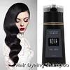 Nova Hair Dye Shampoo Quick Coloring Natural Harmless Cover White Grey Shampoo 3-in-1 Cleaning Nourishing Hair Dye Product 2