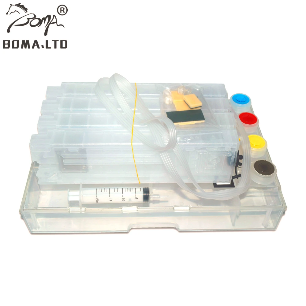 칩 T11 IP11 11 없이 Epson WorkForce WF-C5890 WF-C5390 PX-S887 PX-M887F 프린터용 연속 잉크 공급 시스템(CISS)