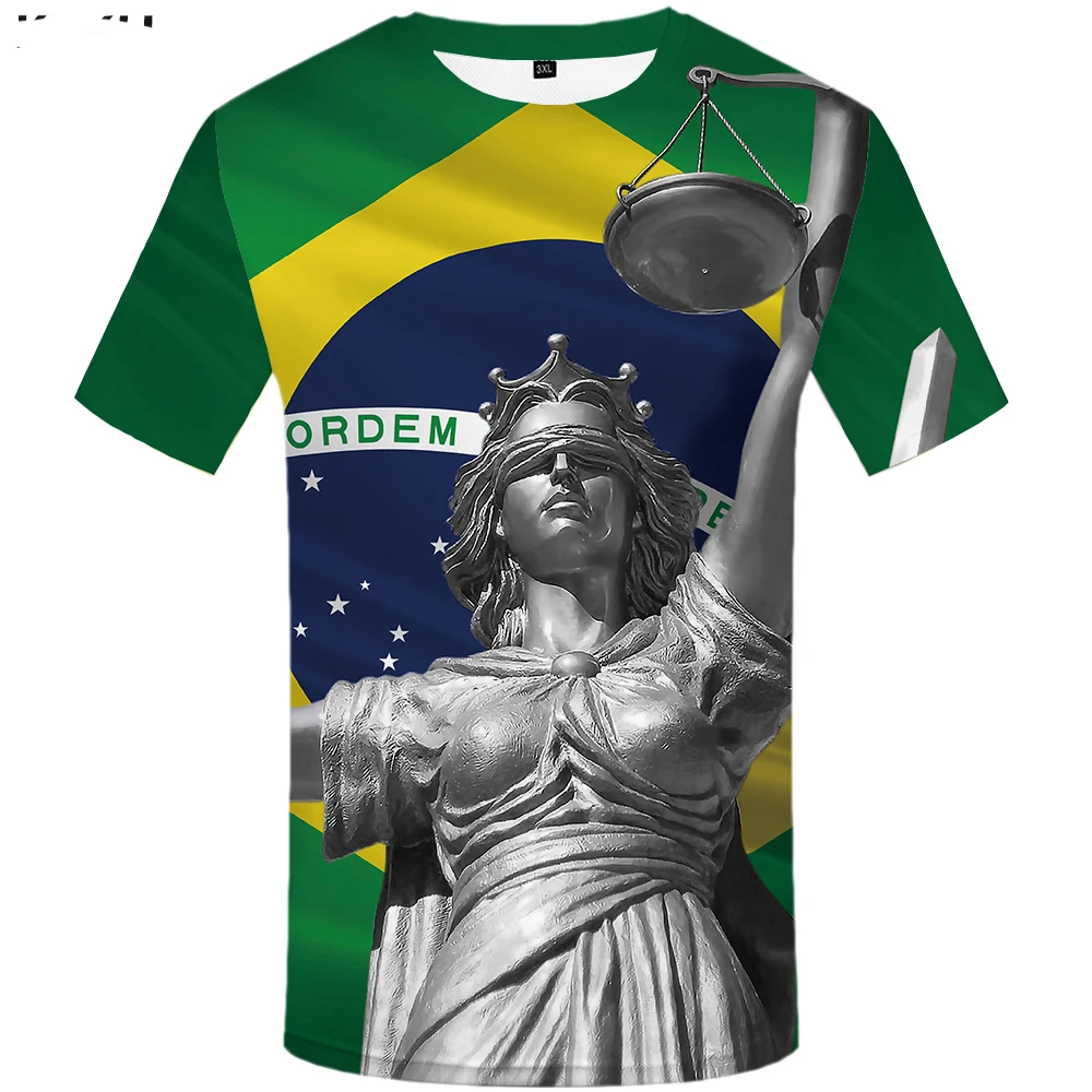 

new brazilian t shirt men green flame hip hop t shirt black 3d print punk rock gothic clothing summer streetwear