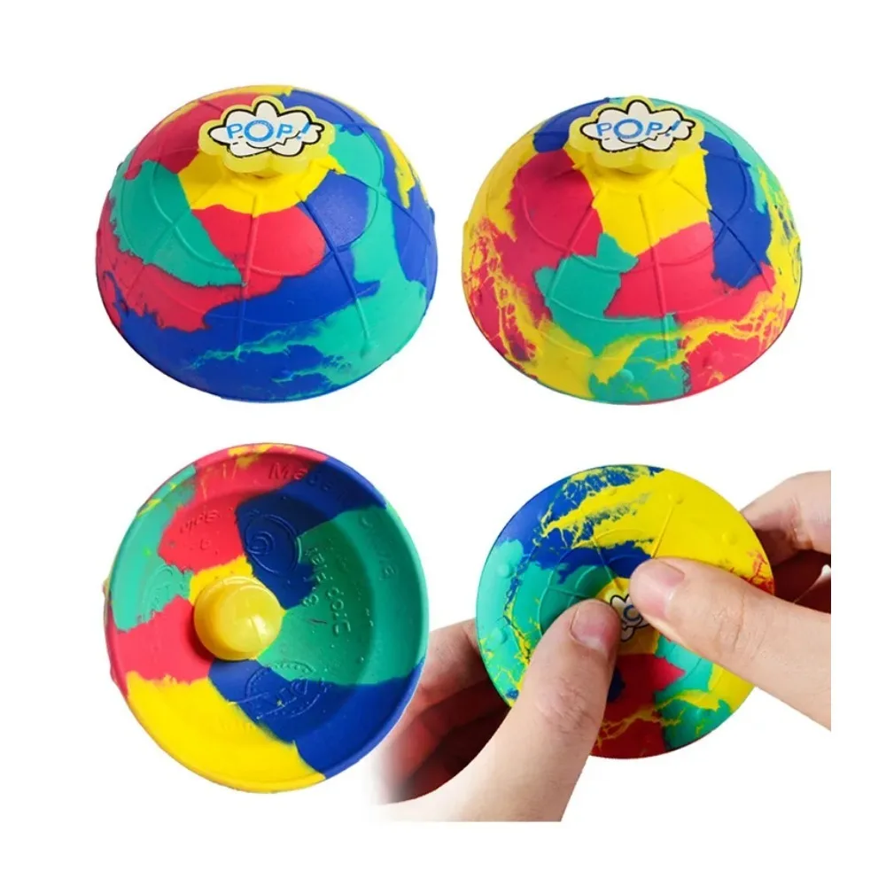 Camo Bounce Bowl Creative Outdoor Sports Hip Hop Jumps Relief Toy For Kids 1Pc bounce bowl toy,sensory fidget toy,anti stress toy,fidget toy,finger sensory toy