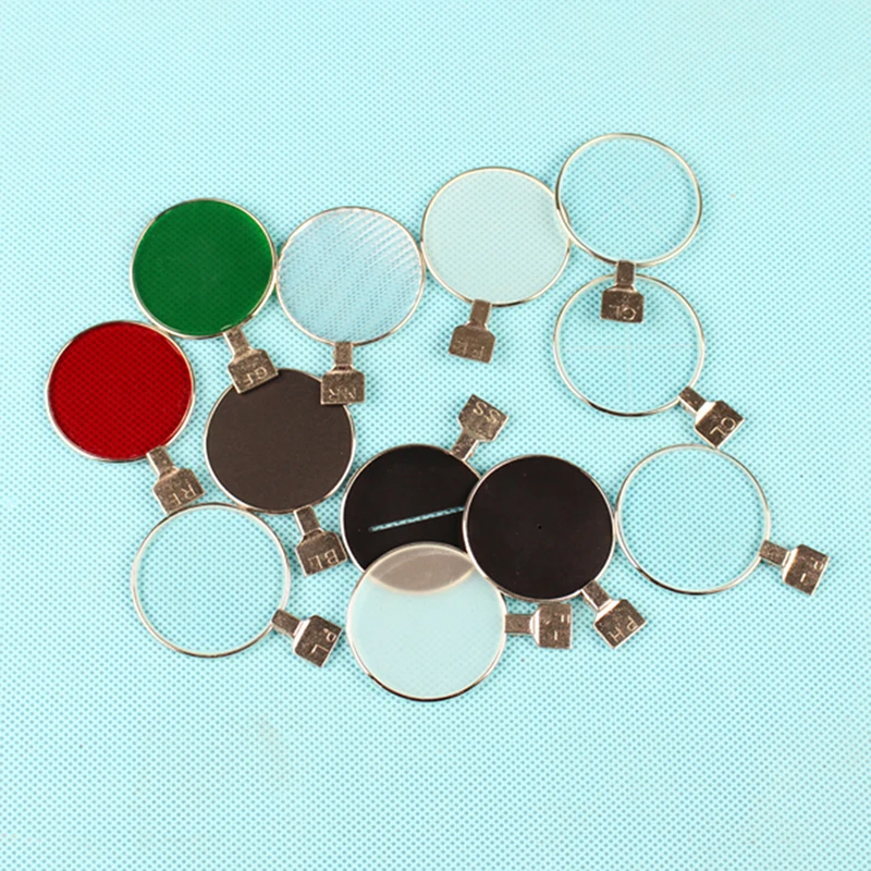 266 Trial lens set Optometry trial lens case Metal rim Aluminium case