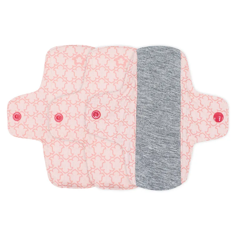 [AIO] Cotton Sanitary Napkin Reusable Washable Menstrual Pads Women Hygiene Sanitary Towels Postpartum Nursing Pads Set