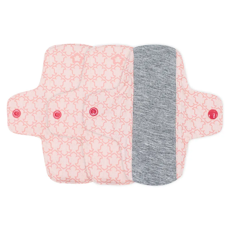 

[AIO] Cotton Sanitary Napkin Reusable Washable Menstrual Pads Women Hygiene Sanitary Towels Postpartum Nursing Pads Set