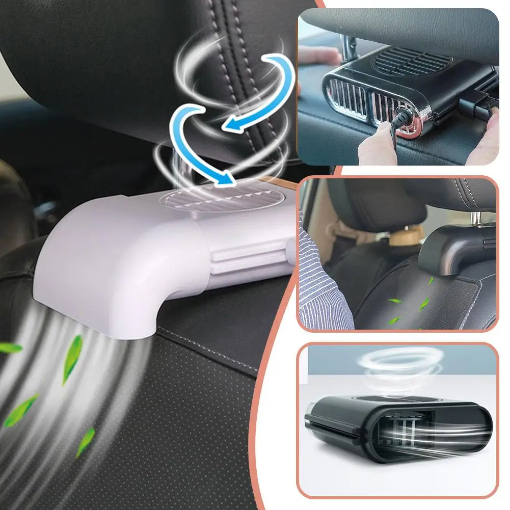 

Universal Car Fan Magnetic Fan Car Cooler Silent USB Seat Rear 3 Accessories Adjustable Cooling Interior Car Car Speed Auto Z7J6