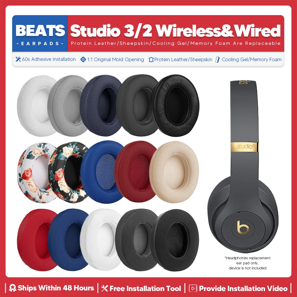 ReplacementEarPadsForBeatsStudio3WirelessStudio2Wired