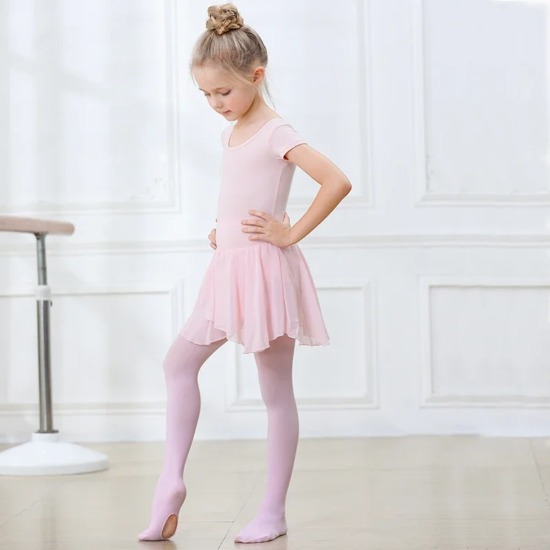Kids Pantyhose Ballet Tights Toddler Tights Women Girl Footstep style Transition Dance Pantyhose Stockings With Hole baby kids spring autumn