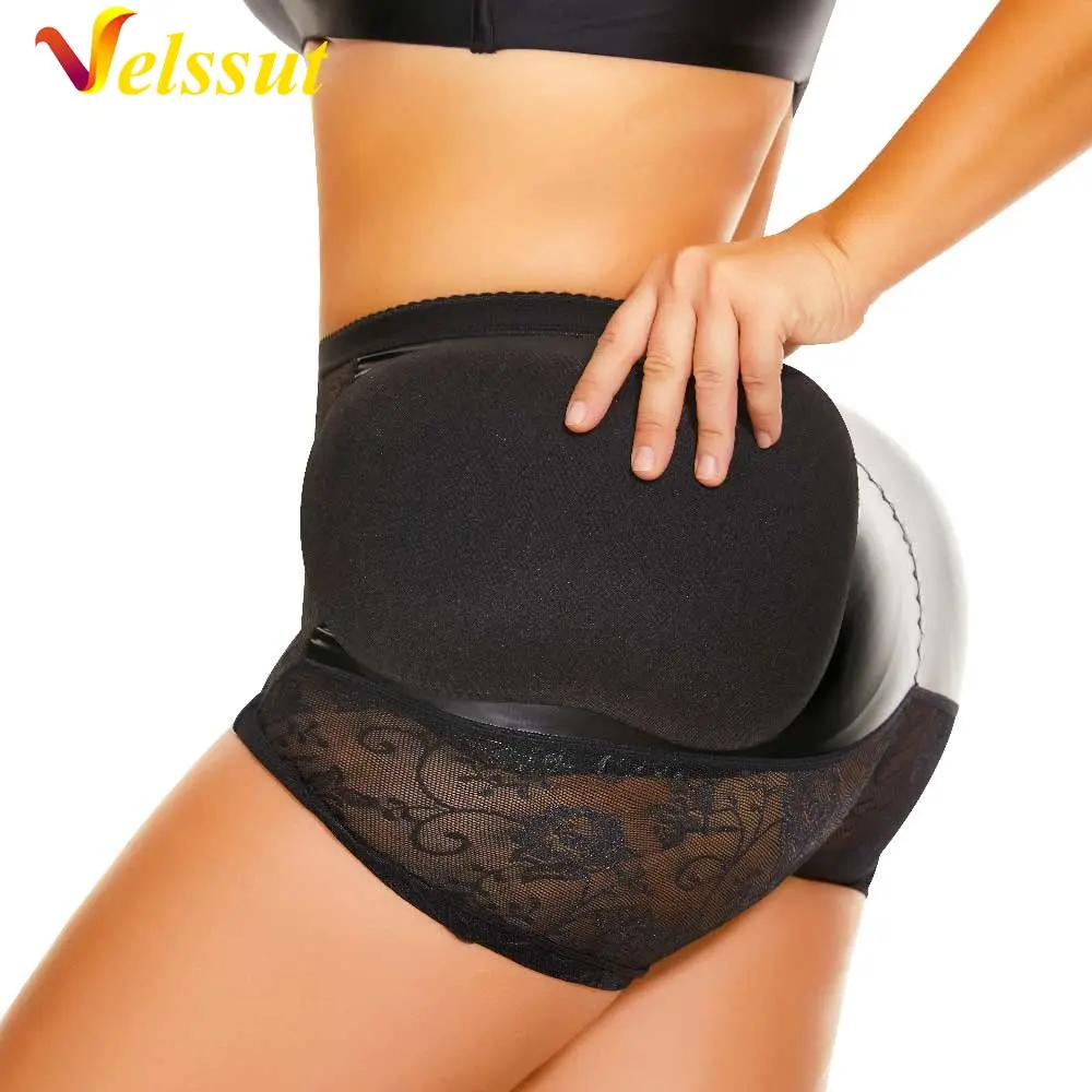 

Velssut Butt Lifter Panties for Women Hip Enhancer Shorts with Removable Pads Ladies Body Shaper Push Up Panty Booty Lifting
