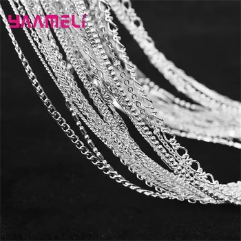 5PCS S925 Silver Link Chains 1
