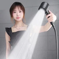 Big Flow 3 Modes High Pressure Water Saving Shower Head with Filter SPA Massage Rainfall Faucet Spray Nozzle Bathroom Accessorie 2