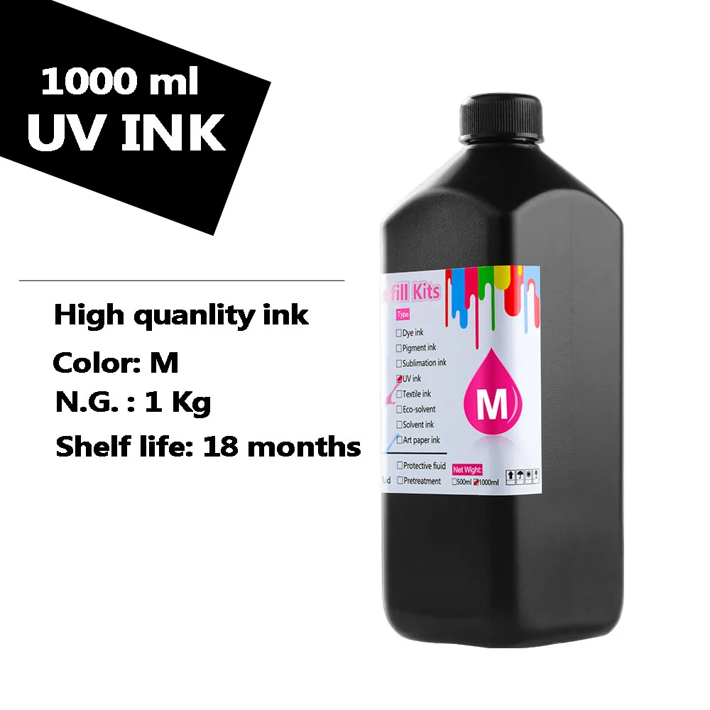 Led uv Tinta Macia para Mimaki Jfx1631 Jfx200 Jfx500 Jfx2002513 Jfx200-2531 Jfx500-2131 Ucjv300-160 Ucjv150-160 Sij320uv 1000ml - Imagem 2