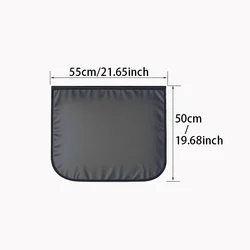 Outdoor Rainproof & Dustproof Electric Vehicle Charger Port Cover (Grey style)
