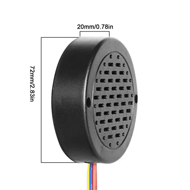 자동차 시동 음성 DIY 조정 가능한 음성 승객 알림, 12V-24V, 4 채널 12-24V 조정 가능한 음성 스피커 알람, 역방향 경적