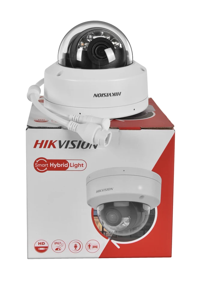 Hikvision 8MP Smart Hybrid Light Dome Camera