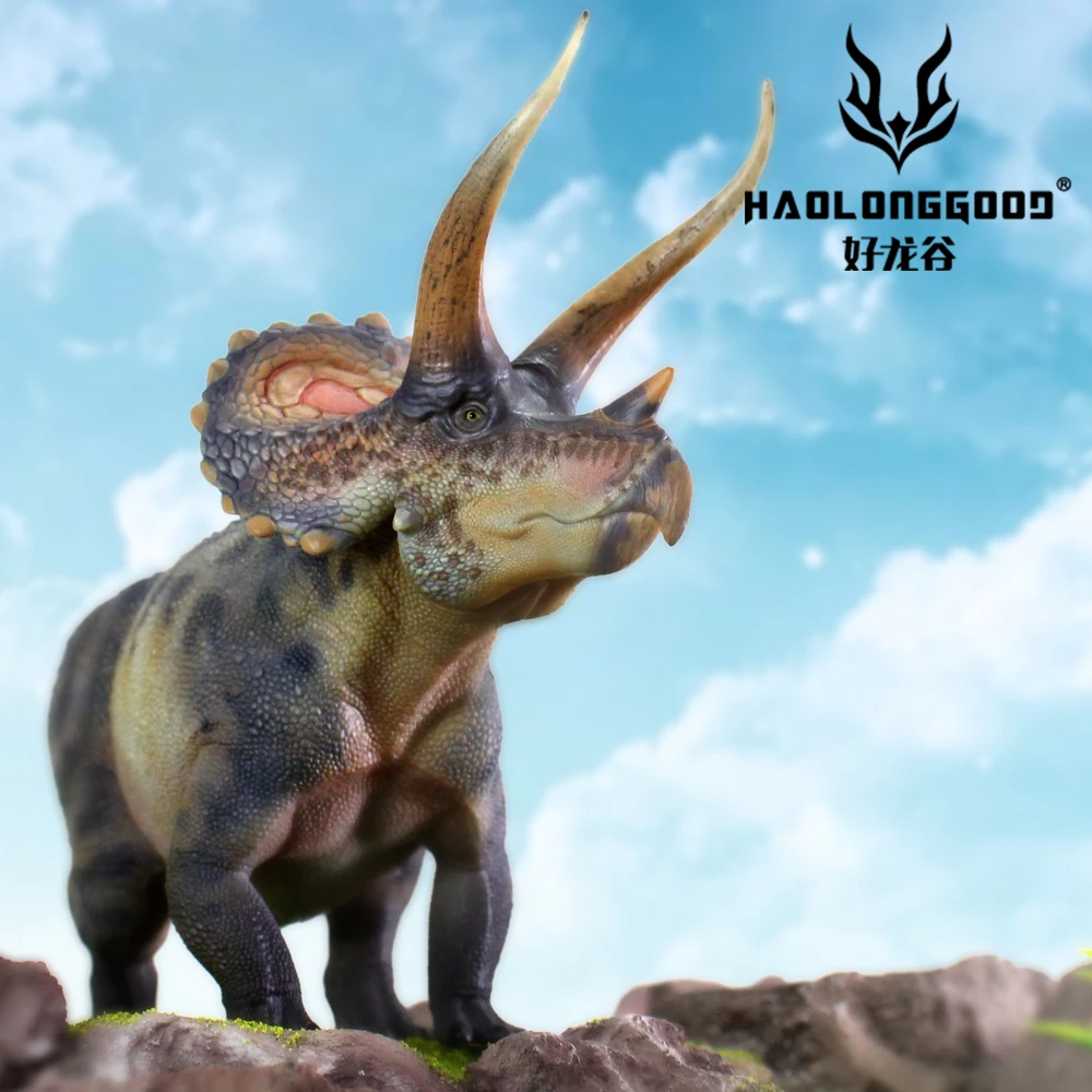 1/35 Haolonggood Toy トリケラトプス先史時代の恐竜動物モデル