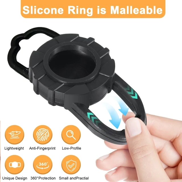 No Pull Dog Harness with Locator Silicone Protective Cover Anti slip Adjustable Pet Chest Harness for Medium & Large Dogs 6